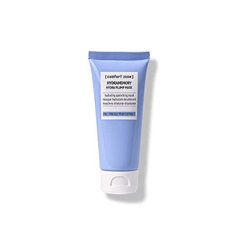 [ comfort zone ] Hydramemory Hydra Plump Mask, Fast Absorbing Rinse Off Treatment, Soothes, Moisturizes, Instant Glow, Vegan, Prickly Pear, Hyaluronic Acid, Dehydrated, 2.03 Fl Oz