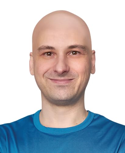 Kangaroo Latex Bald Cap for Adults – Realistic Beige