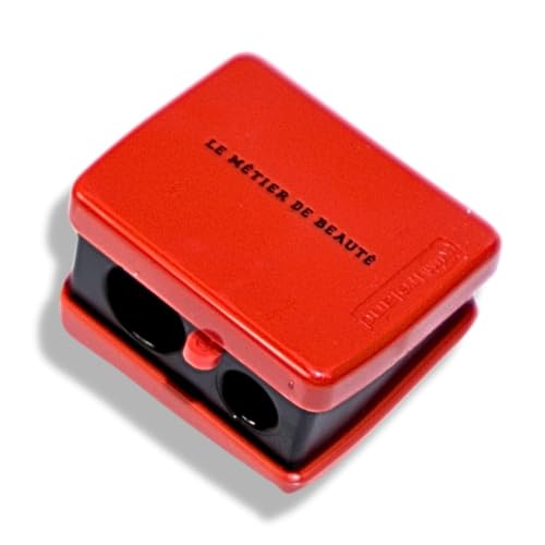 MĒTIER Le Deux Precision Eye & Lip Cosmetic Pencil Sharpener - Compact