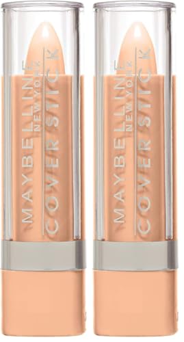 Maybelline Cover Stick Concealer Ivory 0.16 oz (Pack of 2)