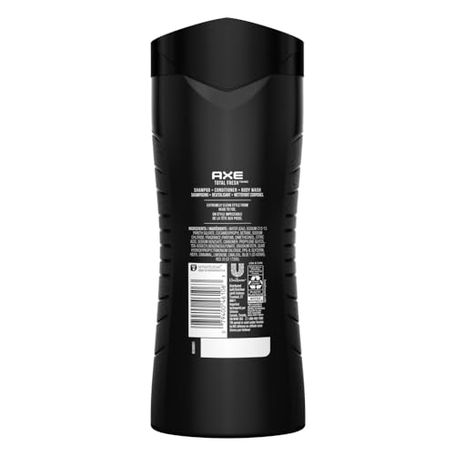 Axe Total Fresh 3-in-1 Shampoo Conditioner Body Wash 16oz