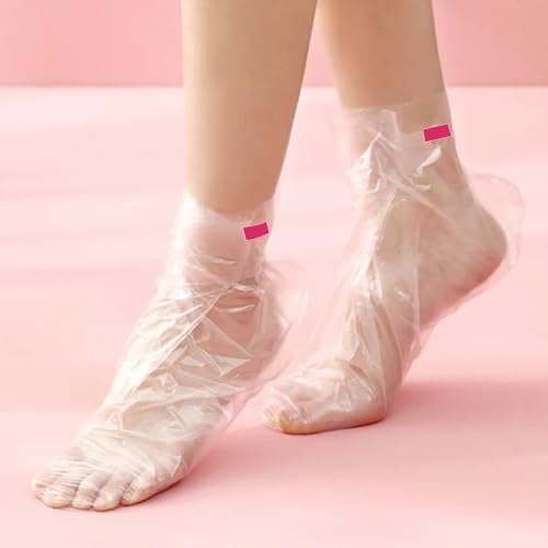 Disposable Paraffin Wax Liners for Hands & Feet - 200 Pack Spa Gloves & Booties