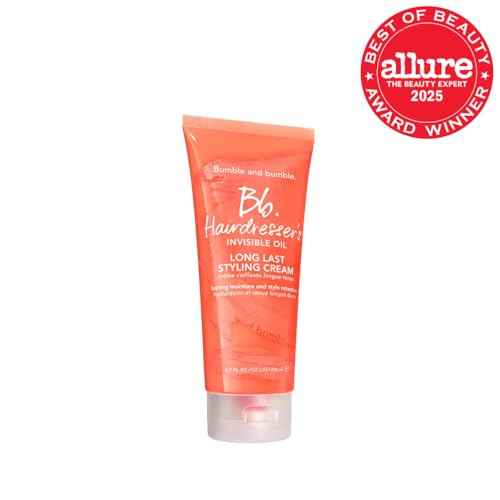 Bumble and bumble. Hairdresser's Invisible Oil Long Last Styling Cream | Hydrating, Anti Frizz, Prevents Split Ends, Color Safe | Curly, Wavy, Straight | With Argan Oil, Coconut Oil + Grapeseed Oil