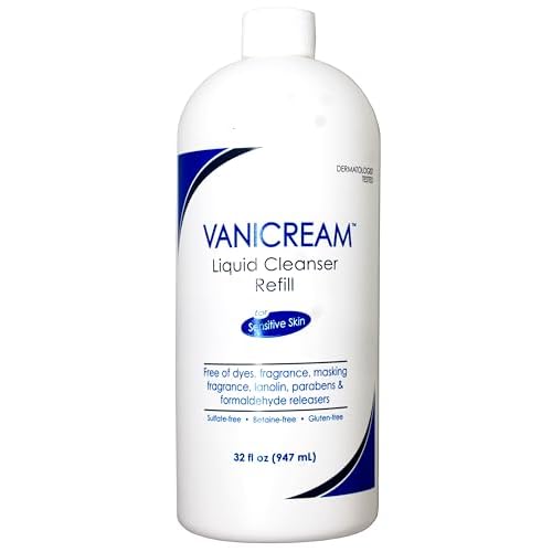 Vanicream Free & Clear Liquid Cleanser Refill 32 oz (Pack of 2)