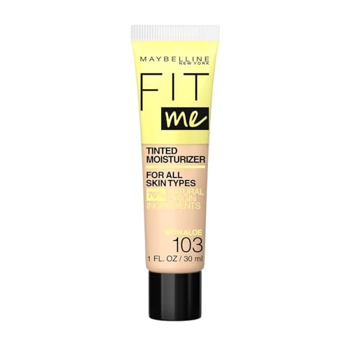 Maybelline Fit Me Tinted Moisturizer, Shade 103, Natural Coverage