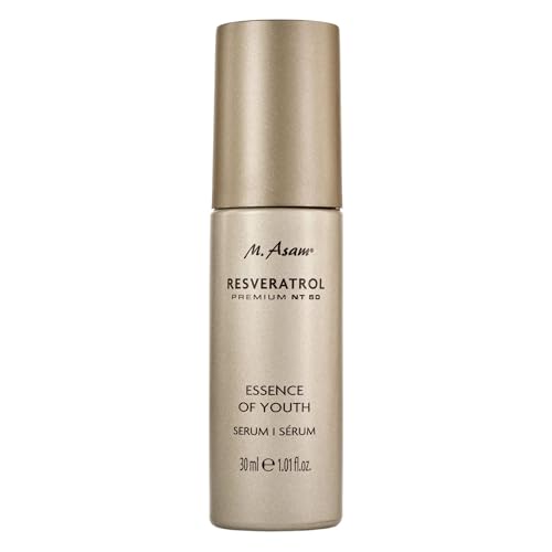 M. Asam RESVERATROL PREMIUM NT50 Essence of Youth Face Serum (1.01 Fl Oz) - High Concentration Anti-Aging Hyaluronic Acid Serum for Face with Precious Oils, Firms & Smooths Skin, Reduces Wrinkles