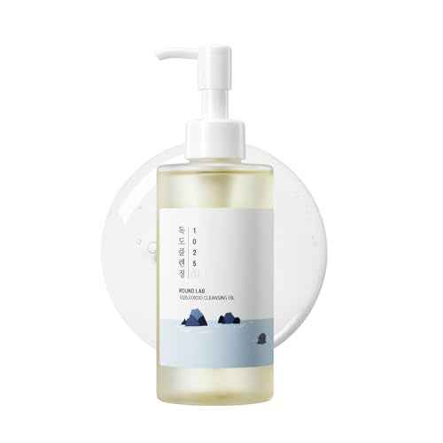 ROUND LAB 1025 Dokdo Cleansing Oil 6.76 Fl Oz, Facial Oil Cleanser for Face, Deep Pore Cleansing, Makeup Blackhead Impurities Remover, Easy to Wash Off No Oily Residue, Korean Skin Care