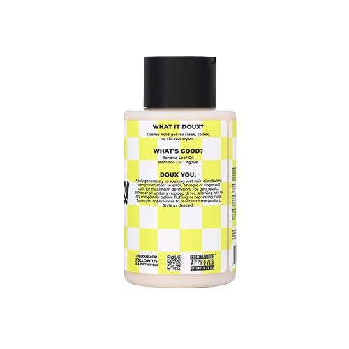 Xtreme Hold Hair Gel for Curly & Wavy Hair - 12oz