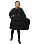 FRAMAR Black Cutting Cover Hair Cutting Cape for Adults, 57x45 in
