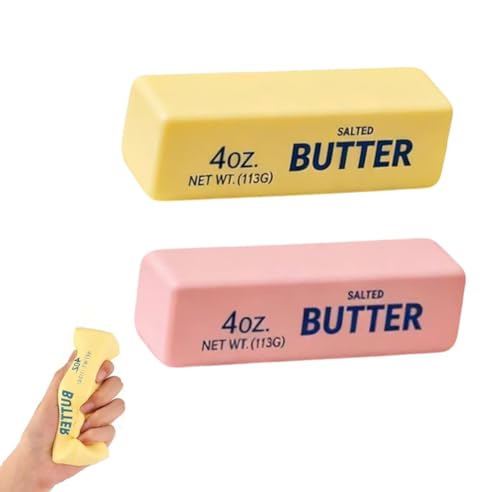 Butter Squishy Toys - 2 Pack Slow Rising Stress Relief Fidget