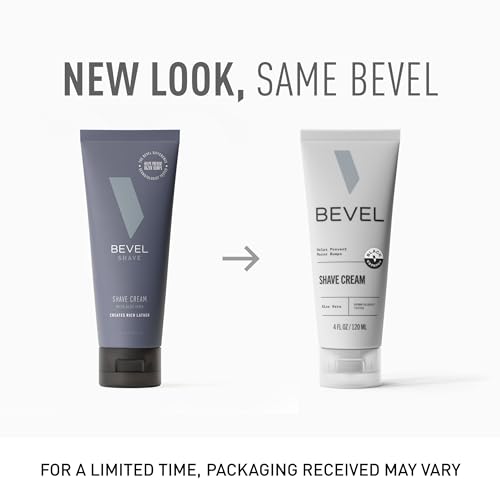 Bevel Shaving Cream for Men, Moisturizing Shave with Aloe Vera