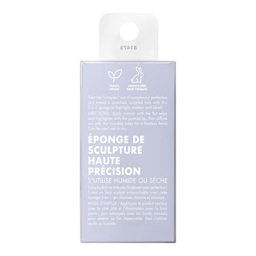 e.l.f. 3-in-1 Precision Sculpting Sponge for Contouring & Blending