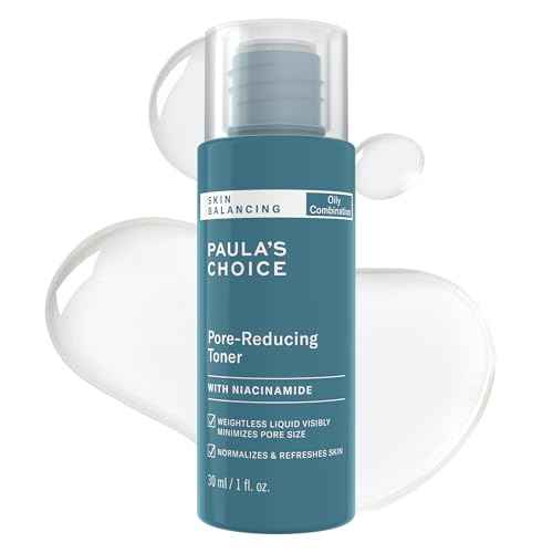 Paula's Choice SKIN BALANCING Pore-Reducing Face Toner with Niacinamide, for Oily Skin & Combination, Minimizes Large Pores, Controls Oil & Shine, Hydrates & Replenishes, Fragrance-Free
