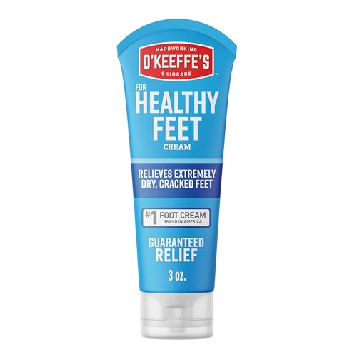 O'Keeffe's Healthy Feet Cream - Repairing Lotion for Dry Cracked Feet (3 oz)