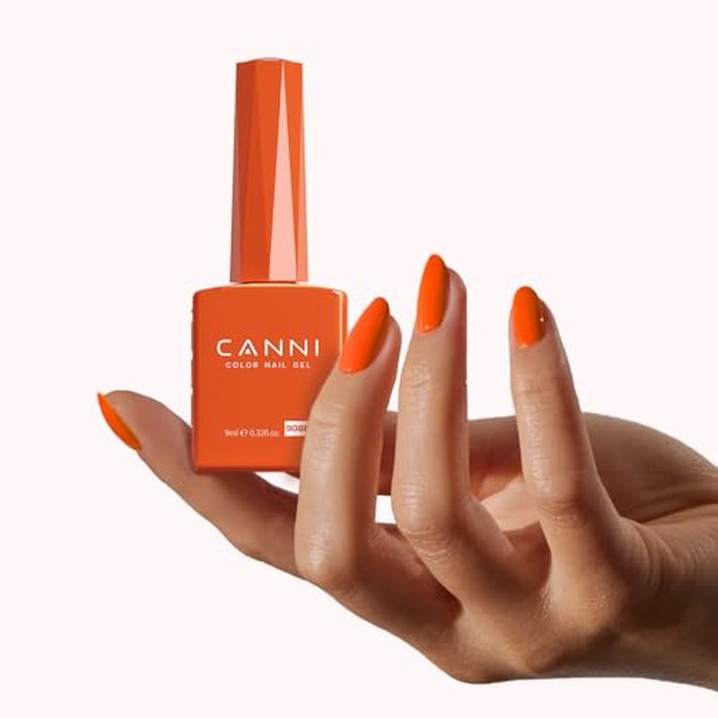 CANNI 6Pc Gel Nail Polish Set - Yellow Orange Fall Colors, HEMA-Free