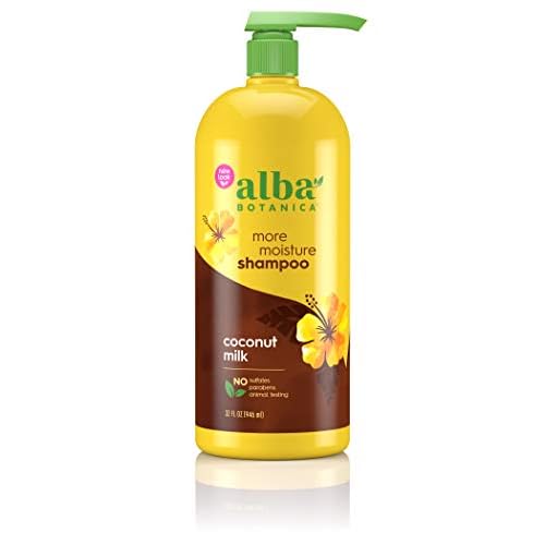 Alba Botanica Shampoo, More Moisture Coconut Milk, 32 oz.