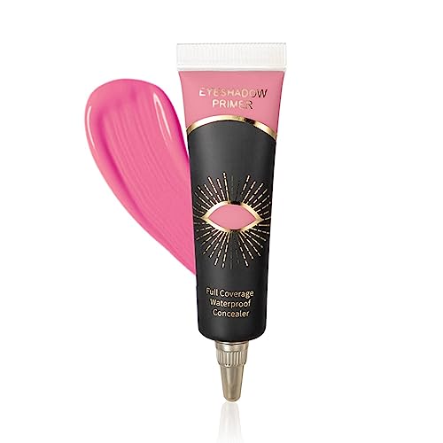 Rose Pink Eyeshadow Primer - 12ML Cream Base for All Skin Types
