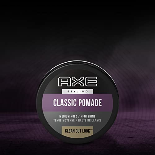 AXE Pomade: Medium Hold and Natural Finish for Easy Styling,2.64oz,(Pack of 4)