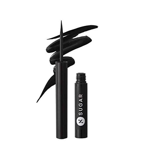 SUGAR Cosmetics - Eye Warned You So! - Double Matte Eyeliner Gel - Sweat Proof, Waterproof Eye Liner With Matte Finish, Multicolor 1 count (Pack of 1) (01 Black Swan (Black)