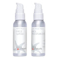 Eco-Friendly Face Wash and Face Moisturizer Set - Sensitive Skin, 2.7 oz (Refillable Bottle with Pump)