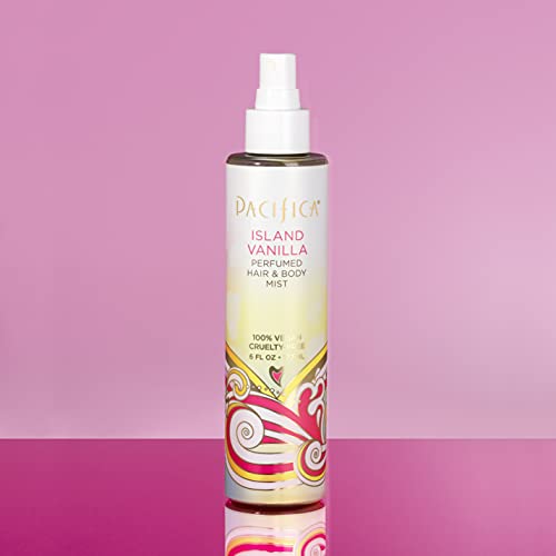 Pacifica Vanilla Hair & Body Fragrance Mist 6oz Each - Vegan, Alcohol-Free, Pack of 2