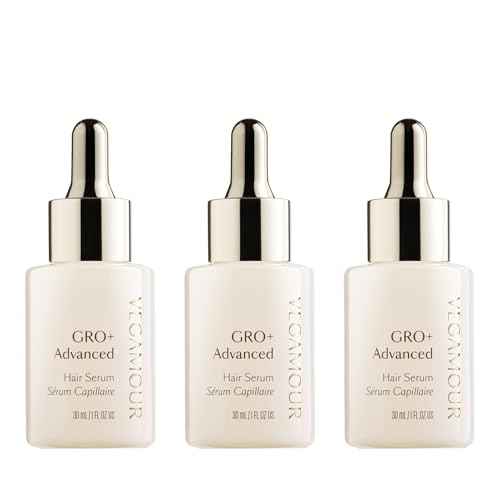 VEGAMOUR GRO+ Advanced Hair Serum for Hair Density, Reduces Shedding and Promotes a Healthy Scalp, Helps with Severe Signs of Thinning, Made Without Fragrance, Vegan, Cruelty-Free