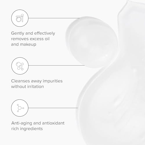 DRMTLGY Essential Facial Cleanser - Gentle Face Cleanser and Face Wash for Women and Men with Anti-Aging Peptides & Hyaluronic Acid. 6.9 fl oz, 2 pack