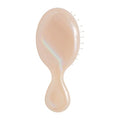 Wet Brush Mini Detangler Hair Brush Iridescence Icon Cream Travel Brush - Soft IntelliFlex Bristles