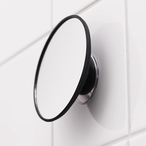 Cosmetic Mirror 10 x Magnification with Magnetic Extension Bar, Black