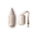 PAUME Travel Hand Sanitizer Duo with Vegan Leather Pouch, 3oz, Refillable, Moisturizing & Antibacterial