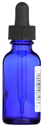 Blue Glass Dropper Bottle - 1 Fl Oz for Essential Oils & Liquids