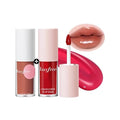 bayfree Tinted Lip Oil & Lip Stain Set, Waterproof & Long-Wearing Korean Makeup, High-Shine & Moisturizing 2-in-1 Cheek and Lip Tint Stain, Lightweight & Non-Sticky for Dry Lips, Cruelty-Free & Vegan