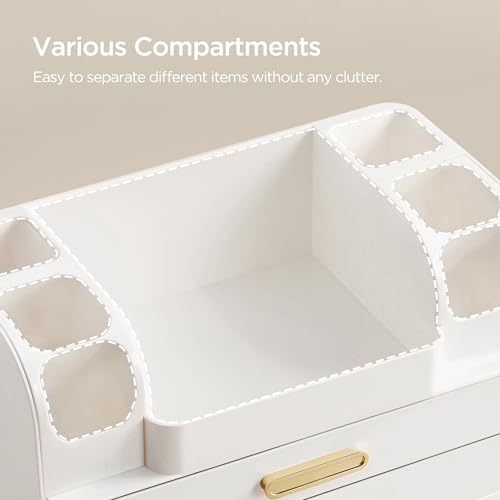 HBlife Makeup Organizer with Drawers & Brush Holder