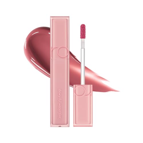 rom&nd DEWY¡¤FUL Water Tint | 13 CUSTARD MAUVE | Hydrating, Non-Sticky Lip Gloss for Sheer, Long-Lasting K-Beauty Dewy Finish