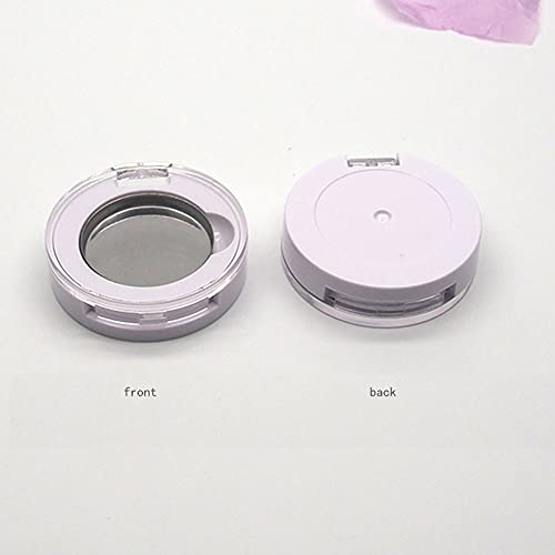Luzen 4Pcs Round Eyeshadow Containers with Magnet - Empty Refillable
