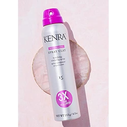 Kenra Volumizing Spray Clay 15 | Bodifying, Fullness Spray | 3X The Fullness | Medium Hold | Provides Texture & Volume With A Long-Lasting Finish | All Hair Types