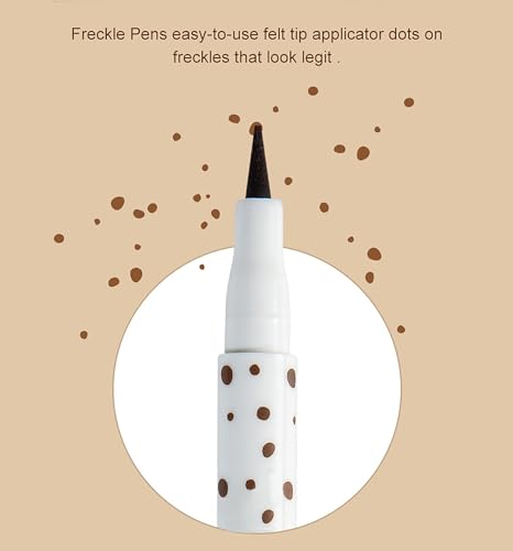 Freckle Pen - Natural Waterproof Face Concealer with Fine Tip - 0.03 Ounce #02 Natural Coffee