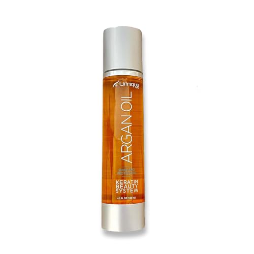 Unnique Premium Argan Oil Hair Serum for Frizz Control & Shine – 4.05 oz