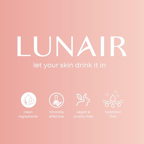 Lunair Collagen Hydrogel Face Mask with Microhole Technology ? Firming, Hydrating & Brightening Sheet Mask for Glass Skin, Plumps & Boosts Elasticity (5 Sheets)