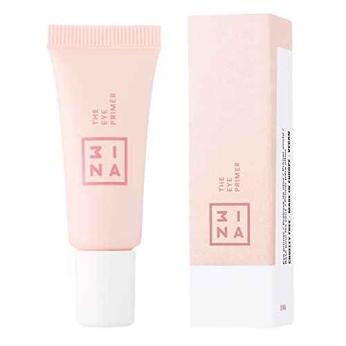 3ina 3INA Makeup - Vegan - Cruelty Free - The Eye Primer - Eye Shadow Foundation - Eye Shadow Foundation - Base for Long Lasting Makeup - Pink 9 ml