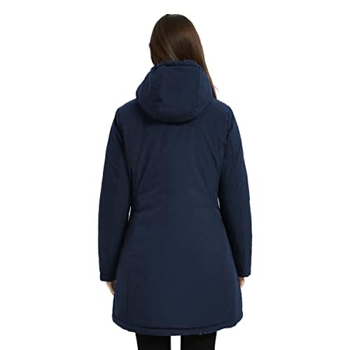 Bellivera Women Puffer Jacket Reversible Spring and Winter Fashion Warm Quilted Long Hooded Padded Bubble Coat