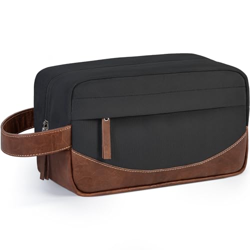 Travel Toiletry Bag for Men | Hanging Dopp Kit | Water Resistant