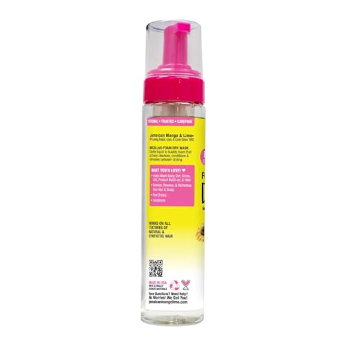 Jamaican Mango & Lime Braids Dry Wash Foam – No-Rinse