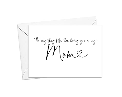 Pregnancy Announcement Card for Mom, New Grandma Card from Son Daughter, New Grandchild Baby Reveal Card (Mom)