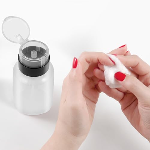 Acetone-Safe Nail Polish Remover Pump Dispenser, 200ml - 2 Pack