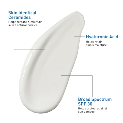 CeraVe Ultra-Light Moisturizing Lotion SPF 30 - Oil Free Daily Face Moisturizer