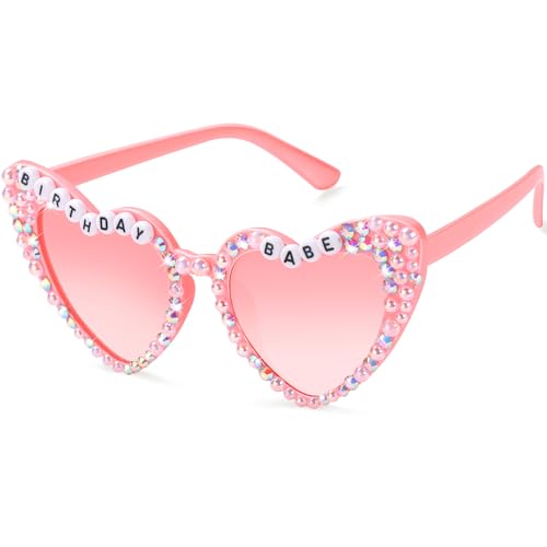 Heart Sunglasses for Birthday Party - WantGor Gift for Her