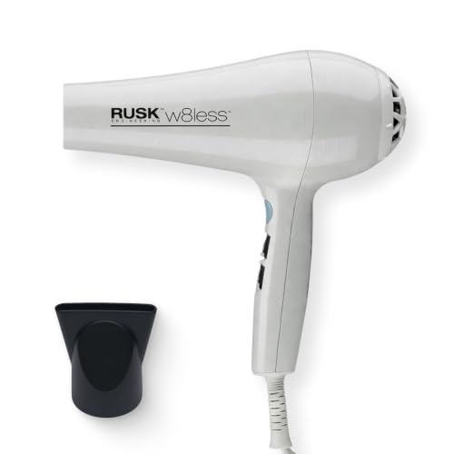 RUSK W8less 2000W Ionic Hair Dryer - Fast Drying & Frizz Control