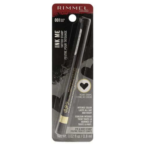 Rimmel Ink Me Tattoo Stamp Eyeliner - Black Heart Shape