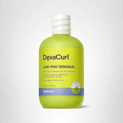 DevaCurl Low-Poo Original Mild Lather Cleanser for Rich Moisture, 12 fl. oz.
